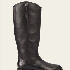 Frye Dark Leather Tall Boots